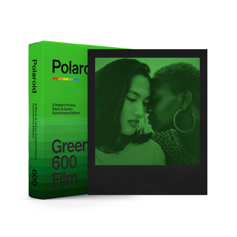 Polaroid 600 Black and Green Film - Duochrome Edition - 8 Photos