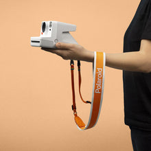 Load image into Gallery viewer, Polaroid Camera Flat Strap - Orange Stripe

