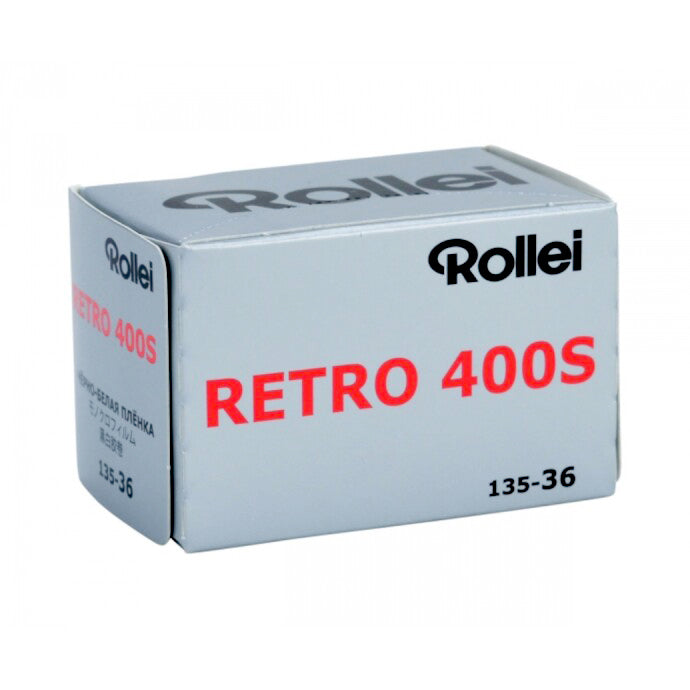 Rollei Retro 400s High Speed Black and White Negative Film - 35mm Roll Film