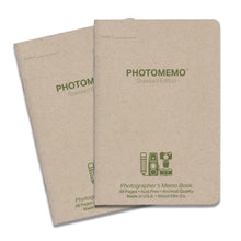 Load image into Gallery viewer, PhotoMemo Film Photographer&#39;s Notebook - 2 Pack
