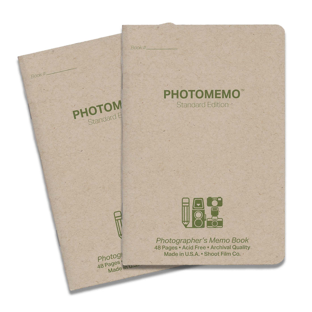 PhotoMemo Film Photographer's Notebook - 2 Pack