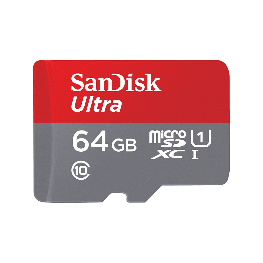 SanDisk 64GB Ultra UHS-I microSDXC Memory Card - Class 10