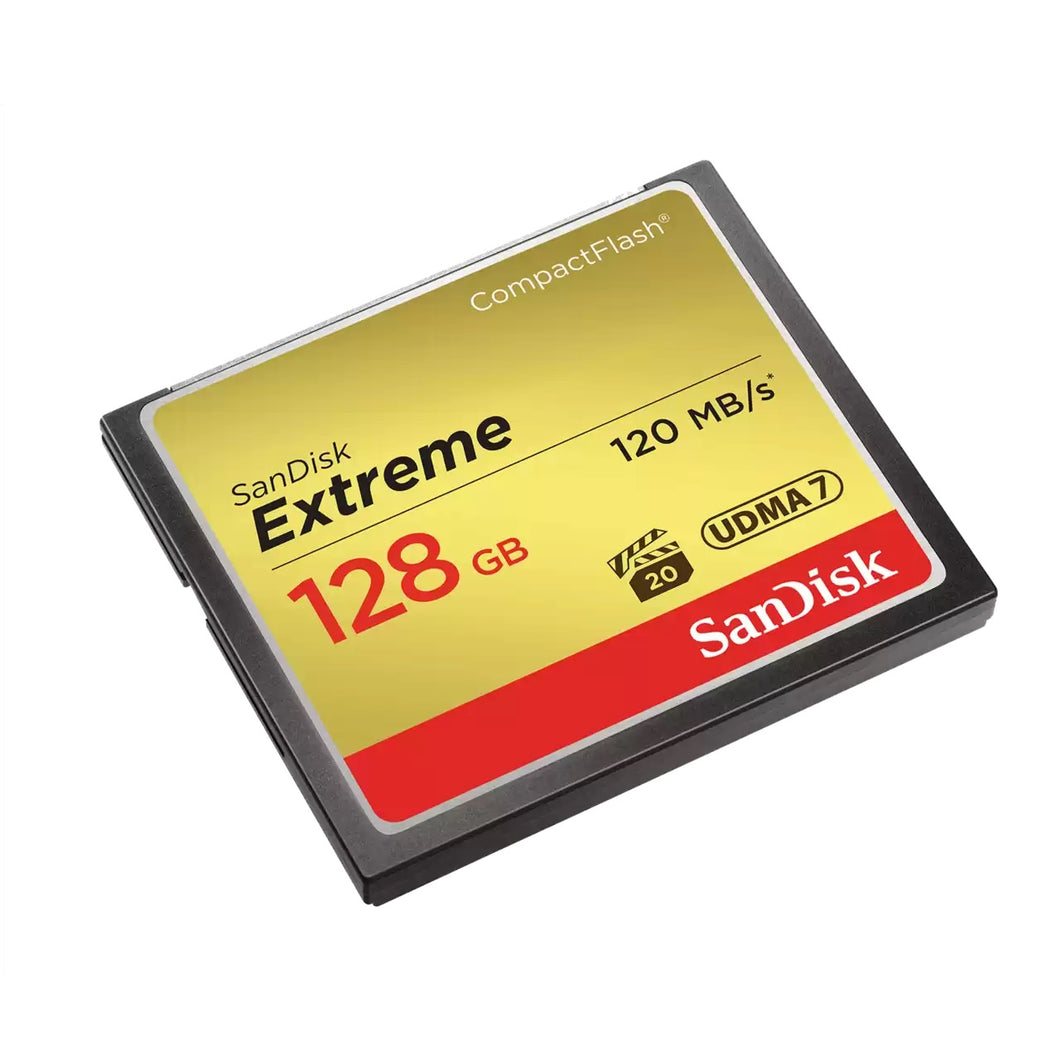 SanDisk 128 GB Extreme Compact Flash Memory Card