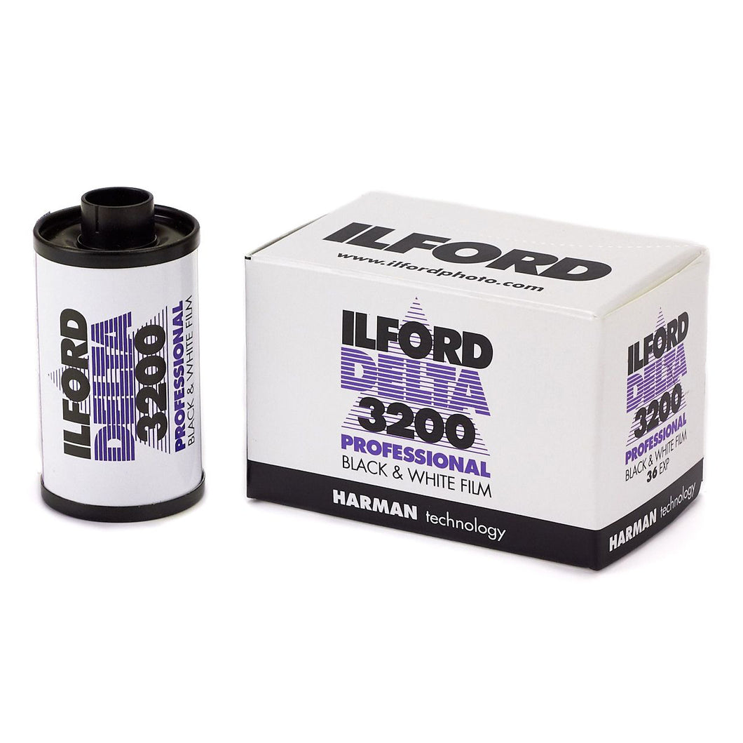 Ilford Delta 3200 Professional Black and White Negative Film - 35mm Roll Film - 36 Exposures