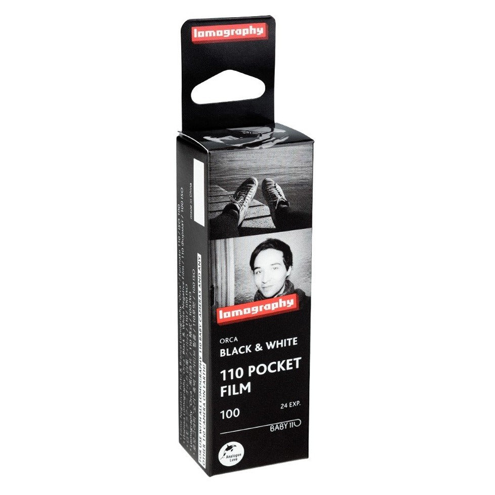 Lomography Orca Black and White Negative Film - 110 Cartridge - 24 Exposures