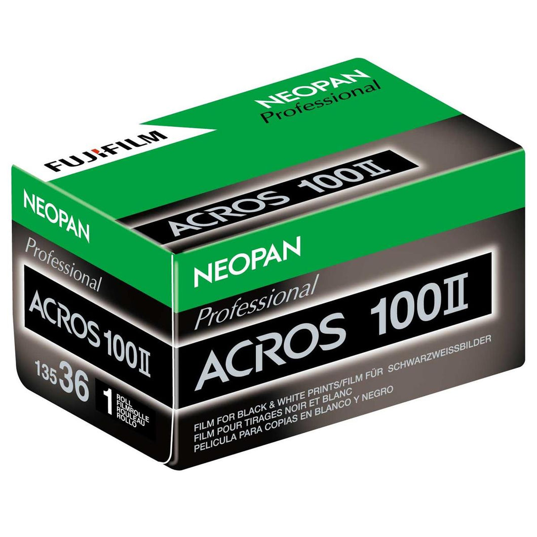 Fujifilm Neopan 100 Acros II Black and White Negative Film - 35mm Roll Film - 36 Exposures