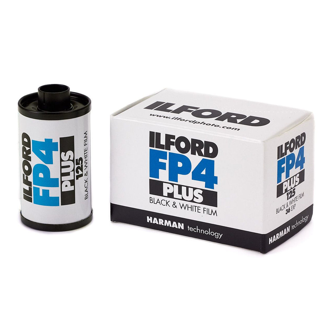 Ilford FP4 Plus Black and White Negative Film - 35mm Roll Film - 36 Exposures