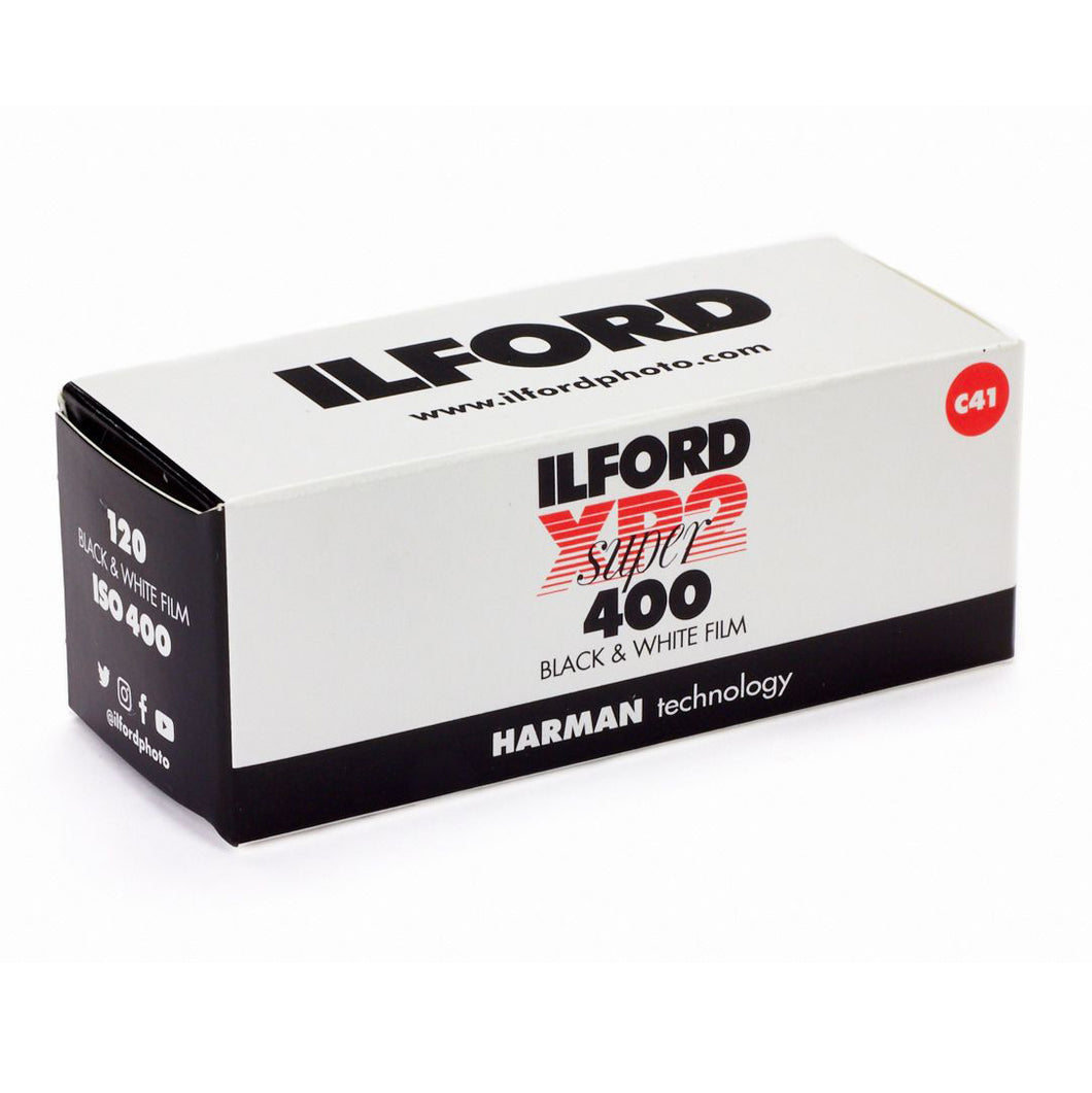 Ilford XP2 Super Black and White Negative Film - 120 Roll Film