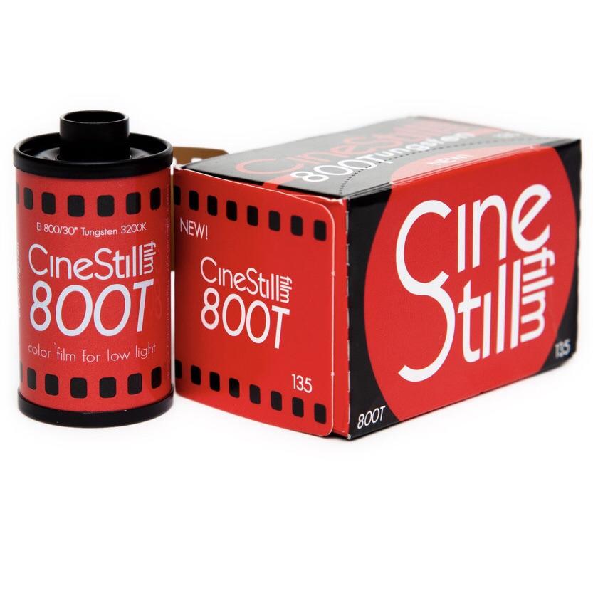 CineStill 800 Tungsten High-Speed Color Film - 35mm - 36 Exposure