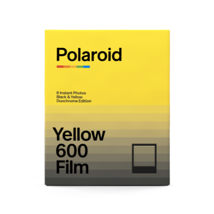 Polaroid 600 Black and Yellow Film - Duochrome Edition - 8 Photos