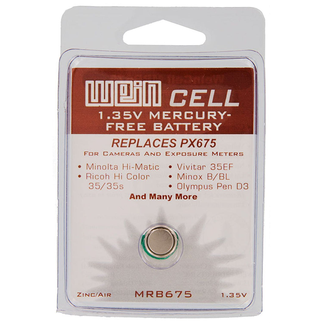 Wein Cell 1.35V Mercury Free MRB675 - Replaces PX675 Battery