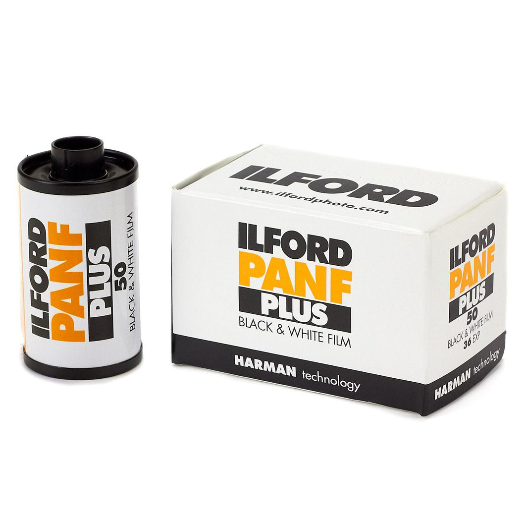Ilford Pan F Plus Black and White Negative Film - 35mm Roll Film - 36 Exposures