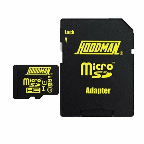 Hoodman 32GB Class 10 UHS-1 Micro SD Memory Card